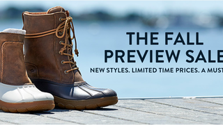 Look Ahead to Cooler Weather With A Pair of Sperry Sales